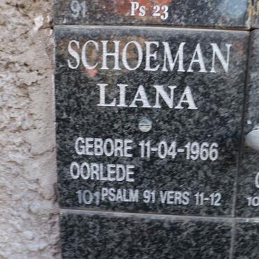 SCHOEMAN Liana 1966-
