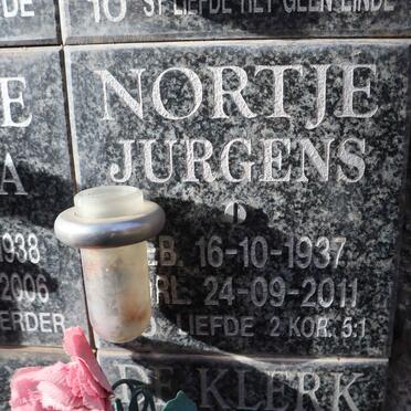 NORTJE Jurgens 1937-2011