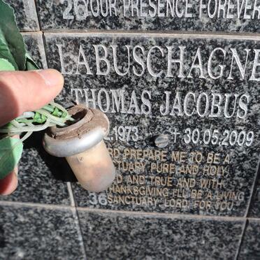 LABUSCHAGNE Thomas Jacobus 1973-2009