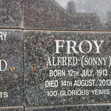 FROY Alfred 1913-2013
