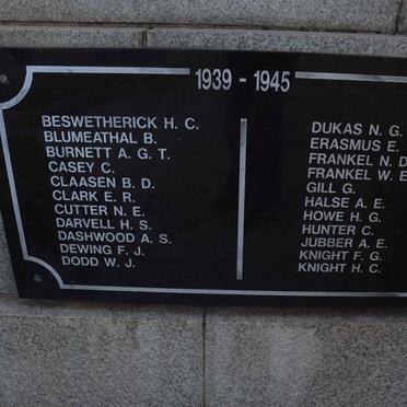 12. New plaques - WWII 