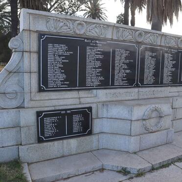 09. New plaques - Memorial Wall World War I & II