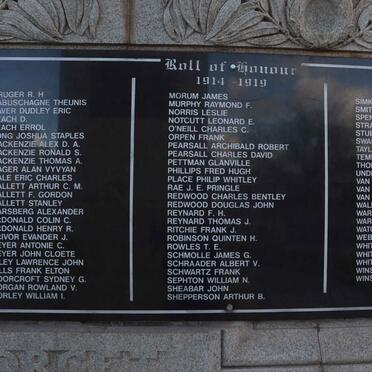 11. New plaques - Memorial World War I 1914-1919