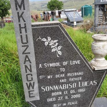 MKHUZANGWE Sonwabiso Lucas 1961-2000