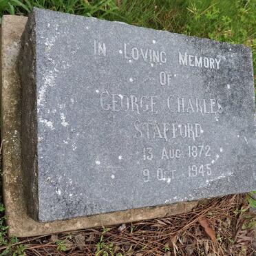 STAFFORD George Charles 1872-1945