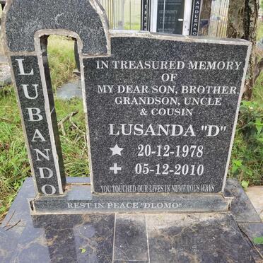 LUBANDO Lusanda 1978-2010