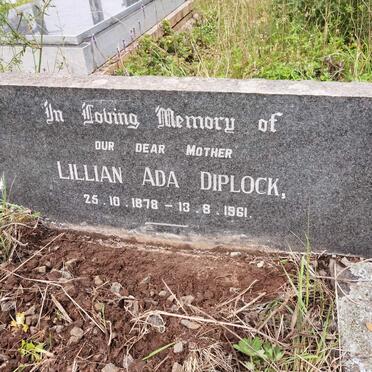 DIPLOCK Lillian Ada 1878-1961