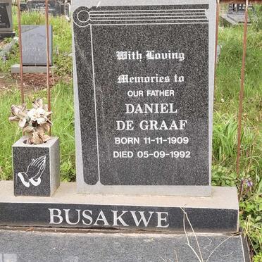 BUSAKWE Daniel De Graaf 1909-1992