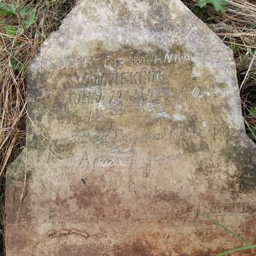 NIEKERK Florence Johanna, van 1903-?