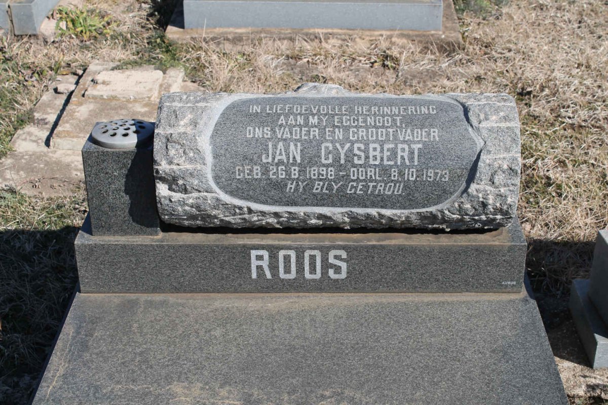 ROOS Jan Gysbert 1898-1973