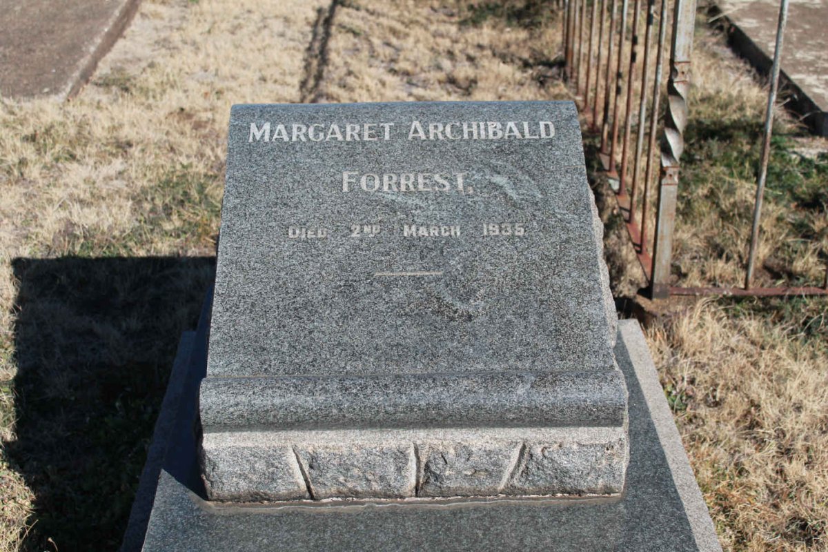 FORREST Margaret Archibald -1935