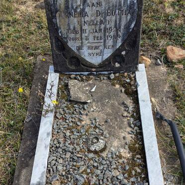 BOTHA Cornelia D. 1924-1989