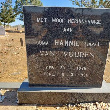 VUUREN Hannie, van 1866-1956