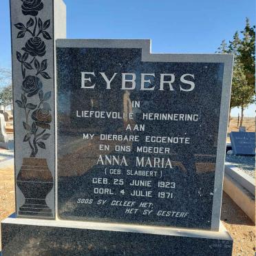 EYBERS Anna Maria nee SLABBERT 1923-1971