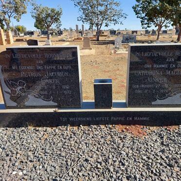 JONKER Petrus Jacobus 1892-1972 &amp; Catharina Magdalena WRIGHT 1907-1976