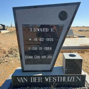 WESTHUIZEN Edward R., van der 1905-1984