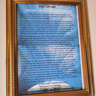 4. Walter Daniel Cingo's history