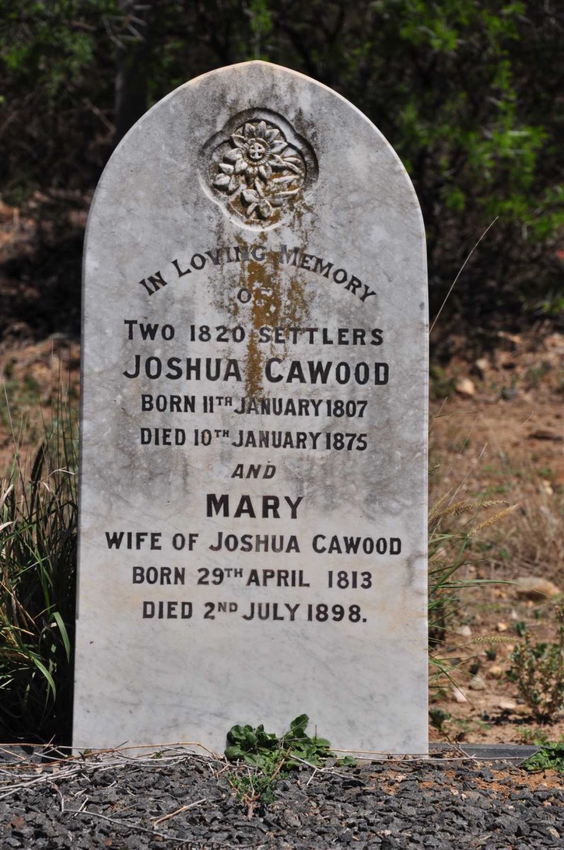 CAWOOD Joshua 1807-1875 & Mary 1813-1898