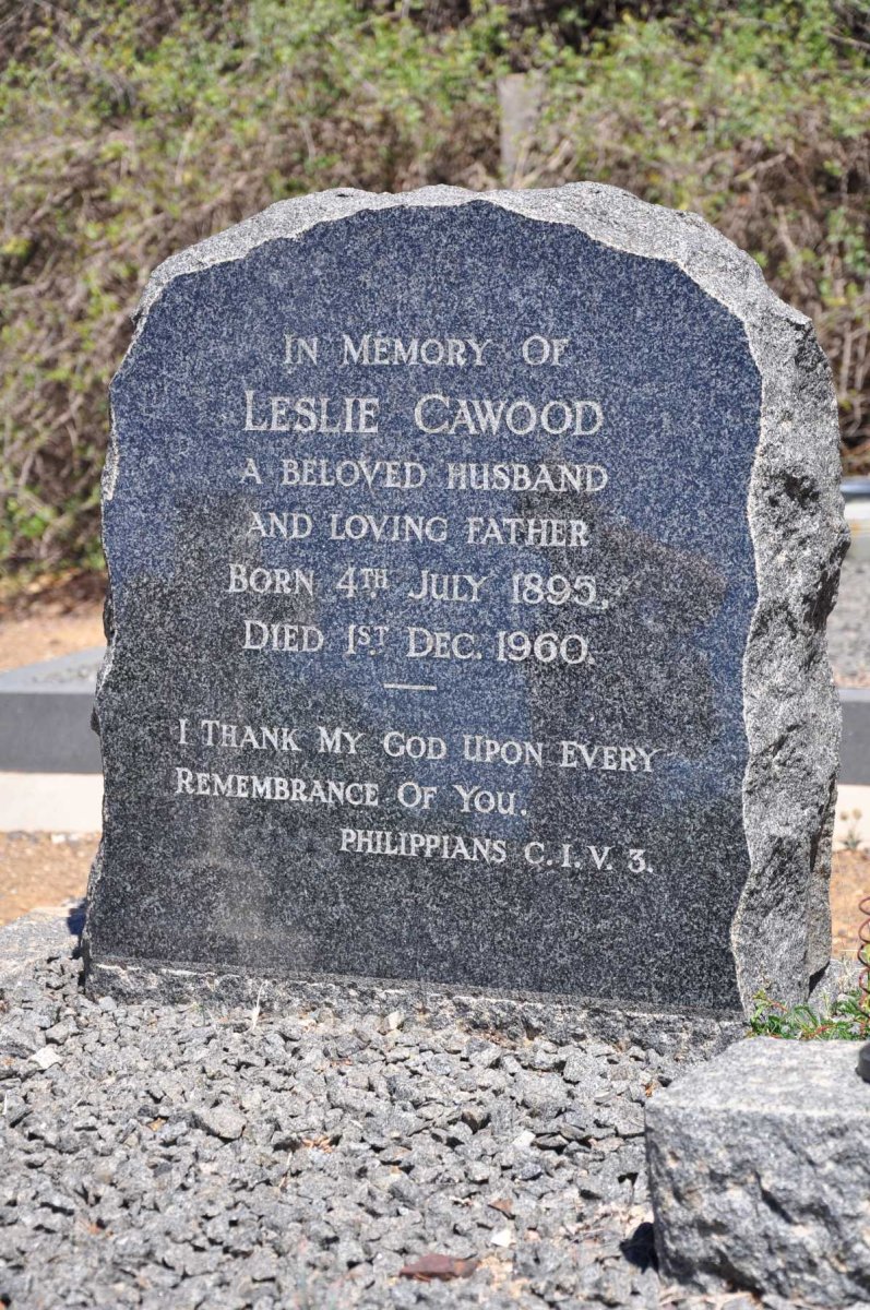 CAWOOD Leslie 1895-1960