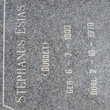 ? Stephanus Esias 1903-1970