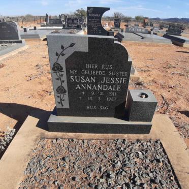 ANNANDALE Susan Jessie 1911-1987