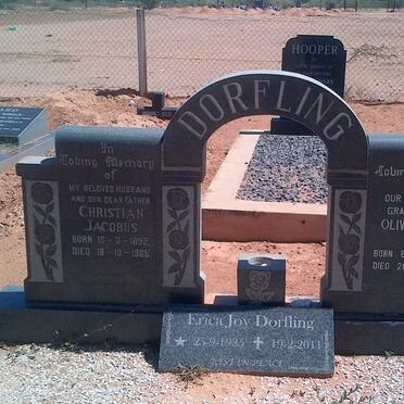 DORFLING Christian Jacobus 1892-1965 &amp; Olive Sarah May 1903-1996