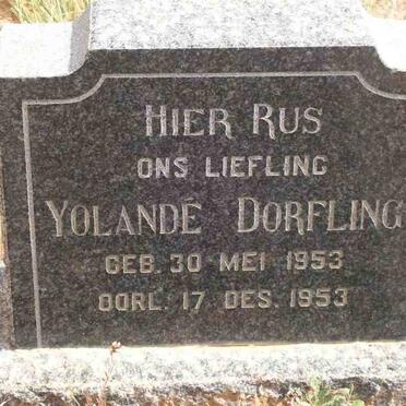 DORFLING Yolandé -1953