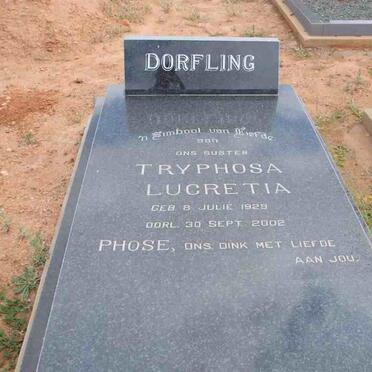 DORFLING Tryphosa Lucretia 1929-2002