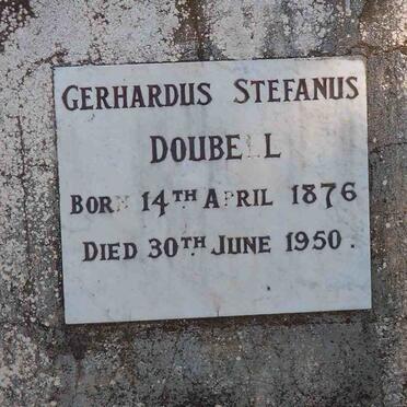 DOUBELL Gerhardus Stefanus 1876-1950