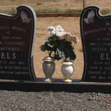 ELS John Johannes Marthinus 1903-1987 &amp; Hester Sophia RATHBONE 1907-1982