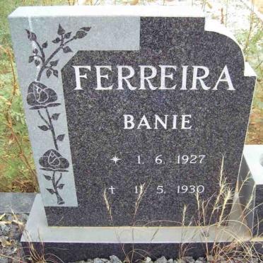 FERREIRA Banie 1927-1930