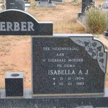 GERBER Isabella A.J. 1904-1985