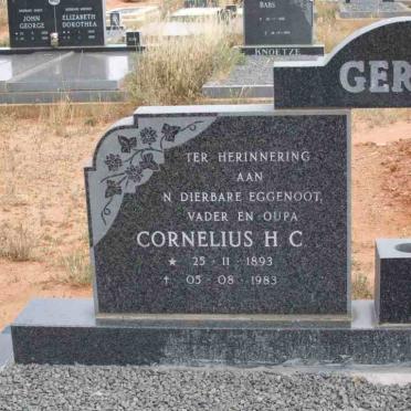 GERBER Cornelius H.C. 1893-1983  &amp; Isabella A.J. 1904-1985
