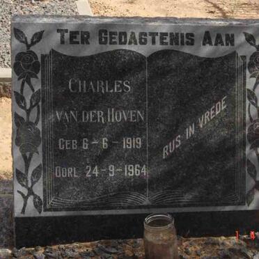 HOVEN Charles, van der 1919-1964
