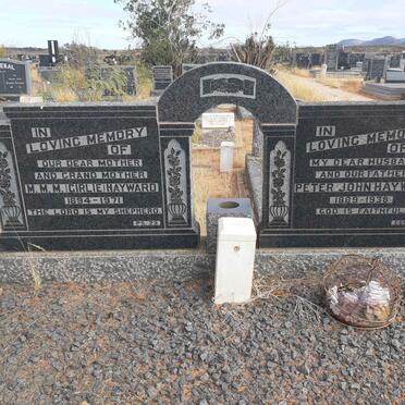 HAYWARD Peter John 1889-1938 &amp; M.M.M. 1894-1971