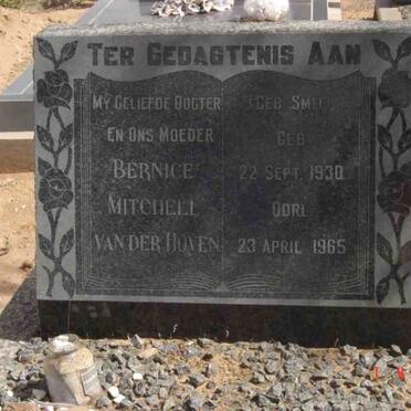 HOVEN Bernice Mitchell, van der 1930-1965