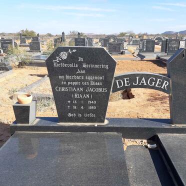 JAGER Christiaan Jacobus, de 1949-1980