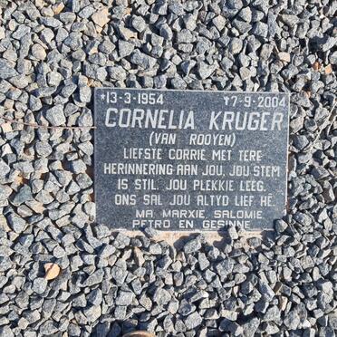 KRUGER Cornelia nee VAN ROOYEN 1954-2004