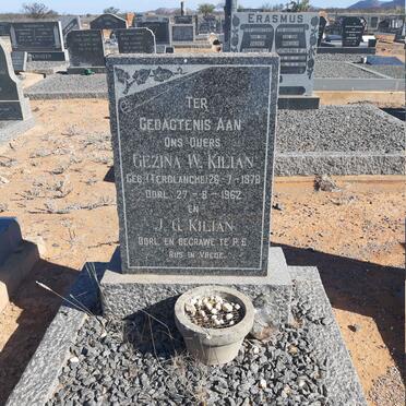 KILIAN J.G. &amp; Gezina W. TERBLANCHE 1878-1962