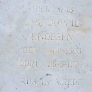 KNOESEN J.S. 1893-1977