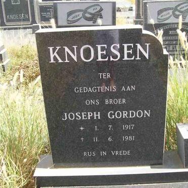 KNOESEN Joseph Gordon 1917-1981
