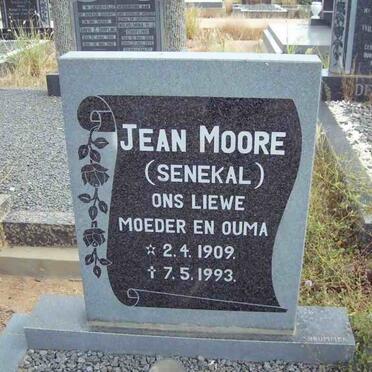 MOORE Jean nee SENEKAL 1909-1993