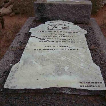 MAREE Gertruida Susanna nee SENEKAL 1883-1918