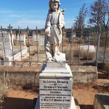 MIDDLETON Stanley Victor 1909-1910 :: MIDDLETON Geddes 1902-1911