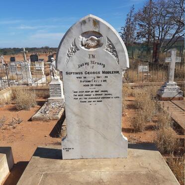 MIDDLETON Septimus George -1904