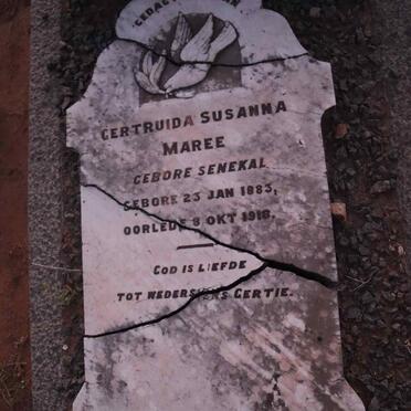 MAREE Gertruida Susanna nee SENEKAL 1883-1918