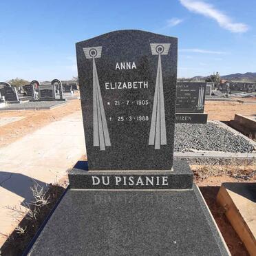 PISANIE Anna Elizabeth, du 1905-1988