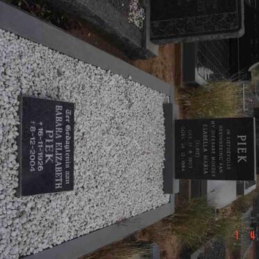 PIEK Esabella Maria 1903-1984 :: PIEK Babara Elizabeth 1926-2004