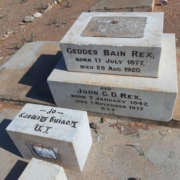 REX Geddes Bain 1877-1920 :: REX John G.D. 1847-1917