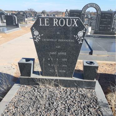 ROUX Annie, le 1890-1976